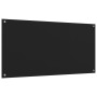 Salpicaderos de cocina 2 uds vidrio templado negro 80x60 cm by , Kitchen tools and utensils - Ref: Foro24-3315800, Price: 101...