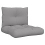 Cojines para sofá de palets 2 unidades tela gris von , Kissen für Stühle und Sofas - Ref: Foro24-360835, Preis: 45,62 €, Raba...