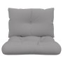 Cojines para sofá de palets 2 unidades tela gris de , Cojines para sillas y sofás - Ref: Foro24-360835, Precio: 45,62 €