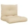 Cojines para palets 2 unidades tela beige von , Kissen für Stühle und Sofas - Ref: Foro24-360837, Preis: 39,28 €, Rabatt: %
