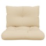 Cojines para palets 2 unidades tela beige von , Kissen für Stühle und Sofas - Ref: Foro24-360837, Preis: 45,99 €, Rabatt: %