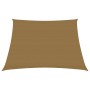 Toldo de vela HDPE gris taupe 160 g/m² 4/5x3 m de vidaXL, Sombrillas - Ref: Foro24-311435, Precio: 33,90 €, Descuento: %
