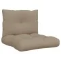 Cojines para palets 2 unidades tela gris taupé by , Cushions for chairs and sofas - Ref: Foro24-360842, Price: 44,18 €, Disco...