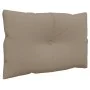 Cojines para palets 2 unidades tela gris taupé by , Cushions for chairs and sofas - Ref: Foro24-360842, Price: 44,18 €, Disco...