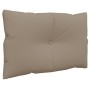 Cojines para palets 2 unidades tela gris taupé by , Cushions for chairs and sofas - Ref: Foro24-360842, Price: 54,76 €, Disco...