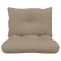 Cojines para palets 2 unidades tela gris taupé by , Cushions for chairs and sofas - Ref: Foro24-360842, Price: 44,18 €, Disco...