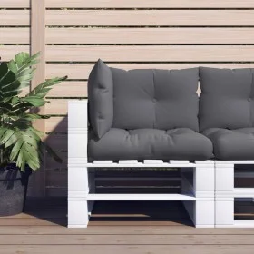 Cojines para paletss 3 unidades tela gris antracita von , Kissen für Stühle und Sofas - Ref: Foro24-360856, Preis: 53,39 €, R...
