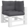 Cojines para paletss 3 unidades tela gris antracita by , Cushions for chairs and sofas - Ref: Foro24-360856, Price: 61,04 €, ...