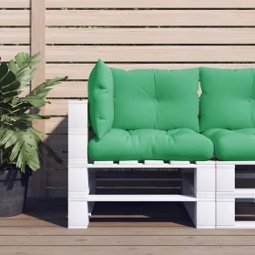 Cojines para palets 3 unidades tela verde von , Kissen für Stühle und Sofas - Ref: Foro24-360861, Preis: 40,26 €, Rabatt: %