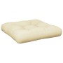 Cojín para sofá de palets tela crema 60x61,5x10 cm von , Kissen für Stühle und Sofas - Ref: Foro24-360880, Preis: 25,91 €, Ra...