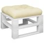 Cojín para sofá de palets tela crema 60x61,5x10 cm by , Cushions for chairs and sofas - Ref: Foro24-360880, Price: 20,69 €, D...
