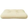 Cojín para sofá de palets tela crema 60x61,5x10 cm by , Cushions for chairs and sofas - Ref: Foro24-360880, Price: 20,69 €, D...