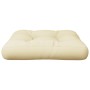 Cojín para sofá de palets tela crema 60x61,5x10 cm von , Kissen für Stühle und Sofas - Ref: Foro24-360880, Preis: 25,91 €, Ra...