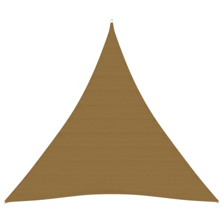 Taupe gray HDPE sail awning 160 g/m² 4.5x4.5x4.5 m by vidaXL, Umbrellas - Ref: Foro24-311425, Price: 27,64 €, Discount: %