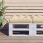Cojín para sofá de palets de tela beige 50x50x12 cm by , Cushions for chairs and sofas - Ref: Foro24-360428, Price: 24,74 €, ...