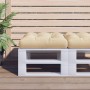 Cojín para sofá de palets de tela beige 50x50x12 cm by , Cushions for chairs and sofas - Ref: Foro24-360428, Price: 25,16 €, ...