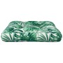 Cojín para palés tela estampado de hojas 50x50x12 cm by , Cushions for chairs and sofas - Ref: Foro24-360437, Price: 27,55 €,...