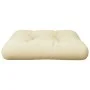Cojín para sofá de palets tela crema 60x60x12 cm de , Cojines para sillas y sofás - Ref: Foro24-360449, Precio: 25,46 €, Desc...