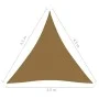 Taupe gray HDPE sail awning 160 g/m² 4.5x4.5x4.5 m by vidaXL, Umbrellas - Ref: Foro24-311425, Price: 27,16 €, Discount: %