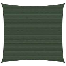 Toldo de vela verde oscuro HDPE 160 g/m² 4,5x4,5 m de vidaXL, Sombrillas - Ref: Foro24-311442, Precio: 45,73 €, Descuento: %