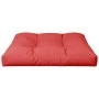 Cojín para sofá de palets de tela rojo 70x70x12 cm de , Cojines para sillas y sofás - Ref: Foro24-360475, Precio: 35,22 €, De...