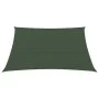 Toldo de vela verde oscuro HDPE 160 g/m² 4,5x4,5 m de vidaXL, Sombrillas - Ref: Foro24-311442, Precio: 44,87 €, Descuento: %