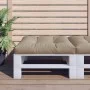 Cojín para sofá de palets de tela gris taupé 70x70x12 cm by , Cushions for chairs and sofas - Ref: Foro24-360477, Price: 40,4...