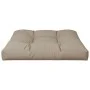Kissen für Palettensofa aus grauem Taupe-Stoff 70x70x12 cm von , Kissen für Stühle und Sofas - Ref: Foro24-360477, Preis: 41,...