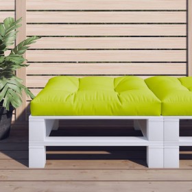 Cojín para sofá de palets de tela verde claro 70x70x12 cm de , Cojines para sillas y sofás - Ref: Foro24-360480, Precio: 39,9...