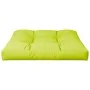 Cojín para sofá de palets de tela verde claro 70x70x12 cm by , Cushions for chairs and sofas - Ref: Foro24-360480, Price: 39,...