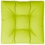 Cojín para sofá de palets de tela verde claro 70x70x12 cm by , Cushions for chairs and sofas - Ref: Foro24-360480, Price: 39,...