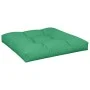 Cojín para sofá de palets de tela verde 80x80x12 cm by , Cushions for chairs and sofas - Ref: Foro24-360496, Price: 38,62 €, ...