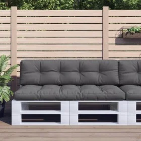 Cojines para palets 2 unidades tela gris antracita by , Cushions for chairs and sofas - Ref: Foro24-360821, Price: 106,37 €, ...