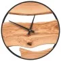 Wanduhr aus Eisen und braunem Olivenholz Ø35 cm von , Wanduhren - Ref: Foro24-4008396, Preis: 67,77 €, Rabatt: %