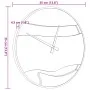 Wanduhr aus Eisen und braunem Olivenholz Ø35 cm von , Wanduhren - Ref: Foro24-4008396, Preis: 67,77 €, Rabatt: %