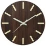 Reloj de pared con escalas y agujas luminosas marrón Ø30 cm by , Wall clocks - Ref: Foro24-4008404, Price: 14,39 €, Discount: %