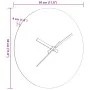 Reloj de pared con escalas y agujas luminosas marrón Ø30 cm by , Wall clocks - Ref: Foro24-4008404, Price: 14,39 €, Discount: %