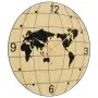 Reloj de pared de madera de ingeniería amarillo y negro Ø50 cm by , Wall clocks - Ref: Foro24-4008406, Price: 47,63 €, Discou...
