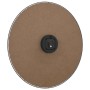 Reloj de pared de madera de ingeniería amarillo y negro Ø50 cm by , Wall clocks - Ref: Foro24-4008406, Price: 44,42 €, Discou...