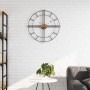 Schwarze Eisen-Wanduhr Ø60 cm von , Wanduhren - Ref: Foro24-4008410, Preis: 59,31 €, Rabatt: %