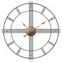 Reloj de pared de hierro negro Ø60 cm by , Wall clocks - Ref: Foro24-4008410, Price: 59,31 €, Discount: %