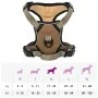 Hundegeschirr mit verstellbaren reflektierenden Bändern, braun, Größe M. von , Hundeprodukte - Ref: Foro24-4013367, Preis: 21...