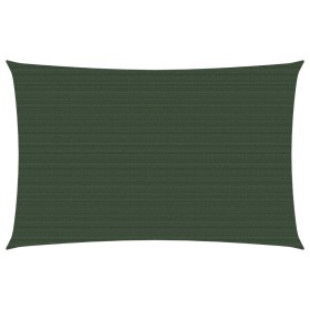 Sail awning dark green HDPE 160 g/m² 2x4.5 m by vidaXL, Umbrellas - Ref: Foro24-311450, Price: 28,94 €, Discount: %