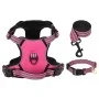 Arnés para perros con correa y collar ajustable rosa S by , Dog products - Ref: Foro24-4013384, Price: 23,39 €, Discount: %