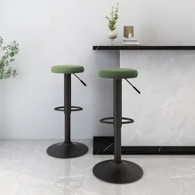 Taburetes de cocina 2 unidades terciopelo verde oscuro by , Kitchen stools - Ref: Foro24-333146, Price: 93,50 €, Discount: %
