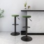 Küchenhocker, 2 Stück, dunkelgrünes Samtgewebe von , Küchenhocker - Ref: Foro24-333146, Preis: 95,26 €, Rabatt: %