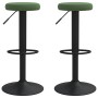 Taburetes de cocina 2 unidades terciopelo verde oscuro de , Taburetes de cocina - Ref: Foro24-333146, Precio: 95,42 €, Descue...