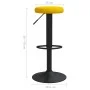Küchenhocker, 2 Stück, Senfgelbes Samtgewebe. von , Küchenhocker - Ref: Foro24-333150, Preis: 92,83 €, Rabatt: %
