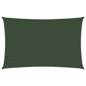 Dark green HDPE sail shade 160 g/m² 2x4 m by vidaXL, Umbrellas - Ref: Foro24-311449, Price: 27,15 €, Discount: %