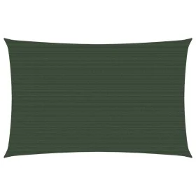 Dark green HDPE sail shade 160 g/m² 2x4 m by vidaXL, Umbrellas - Ref: Foro24-311449, Price: 26,16 €, Discount: %